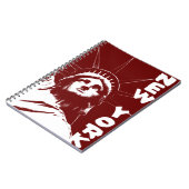 自由の女神ニューヨークのノート誌ギフト ノートブック (左側)