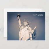 自由の女神ニューヨークはがき ポストカード (正面/裏面)