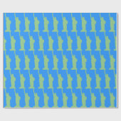 自由の女神ニューヨークシティブエレガントルー ラッピングペーパー (フラット)