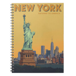 自由の女神ニューヨーク市旅行 ノートブック