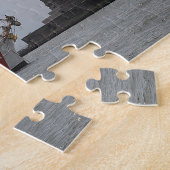 自由の女神ニューヨーク。クリスマスの挨拶 ジグソーパズル (側面)