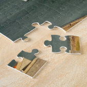 自由の女神ニューヨーク。クリスマスの挨拶 ジグソーパズル (側面)