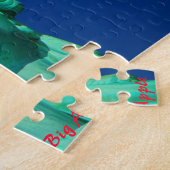 自由の女神ニューヨーク。クリスマスの挨拶 ジグソーパズル (側面)