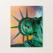 自由の女神ニューヨーク。 ジグソーパズル (縦)