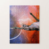 自由の女神ニューヨーク。 ジグソーパズル (縦)