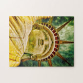 自由の女神ニューヨーク。 ジグソーパズル (横)