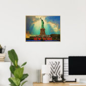 自由の女神ニューヨーク ポスター (ホームオフィス)