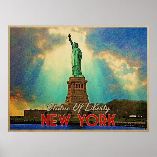 自由の女神ニューヨーク ポスター (正面)