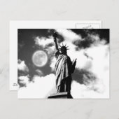 自由の女神ニューヨーク ポストカード (正面/裏面)