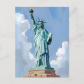 自由の女神ニューヨーク ポストカード (正面)