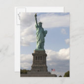 自由の女神ニューリバティ島 ポストカード (正面/裏面)