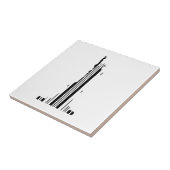 自由の女神バーコードニューヨークバーコード タイル (側面)