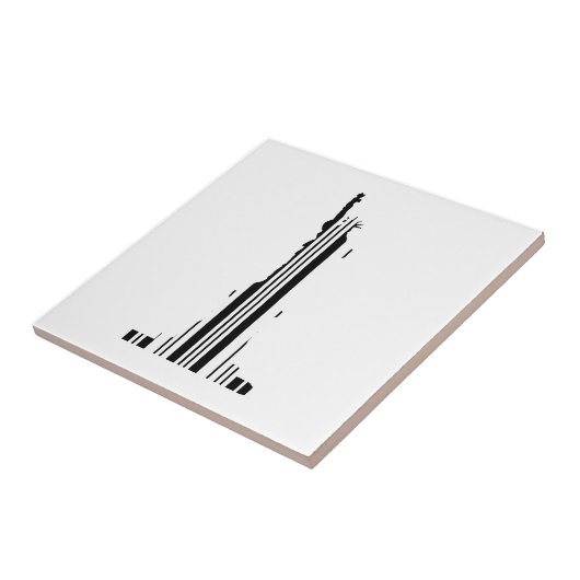 自由の女神バーコードニューヨークバーコード タイル (側面)