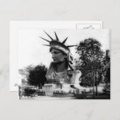 自由の女神パリフランス ポストカード (正面/裏面)
