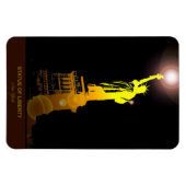 自由の女神フレキシブル旅行磁石 マグネット (横)