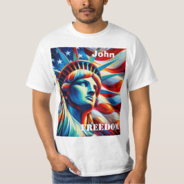 自由の女神メンズTシャツ Tシャツ