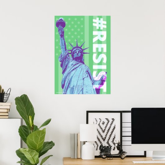 自由の女神レジスタアート ポスター (ホームオフィス)
