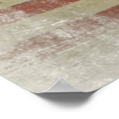 自由の女神ヴィンテージ米国国旗 ポスター (角)