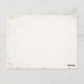 自由の女神ヴィンテージ米国国旗 ポストカード (裏面)