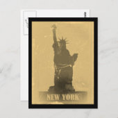 自由の女神ヴィンテージ – はがき (正面/裏面)