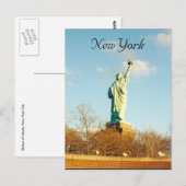 自由の女神像に戻る ポストカード (正面/裏面)