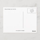 自由の女神像に戻る ポストカード (裏面)