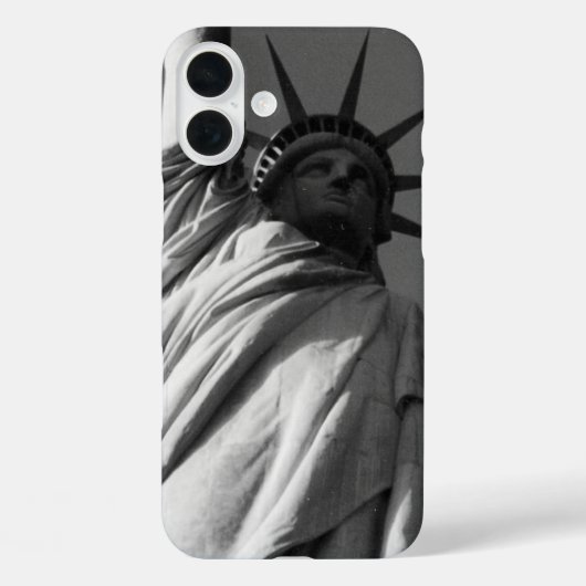 自由の女神像 グレー Case-Mate iPhoneケース (裏面)