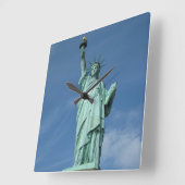 自由の女神像 スクエア壁時計 (傾斜)