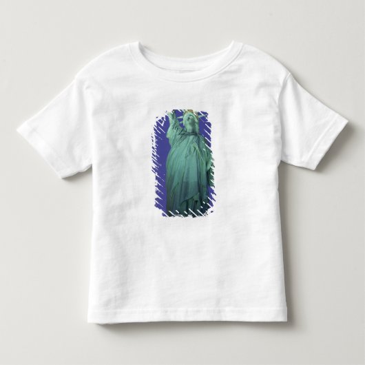 自由の女神像、ニューヨーク、アメリカ合衆国 トドラーTシャツ (正面)