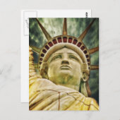 自由の女神像 ポストカード (正面/裏面)