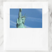 自由の女神像 長方形シール (バッグ)