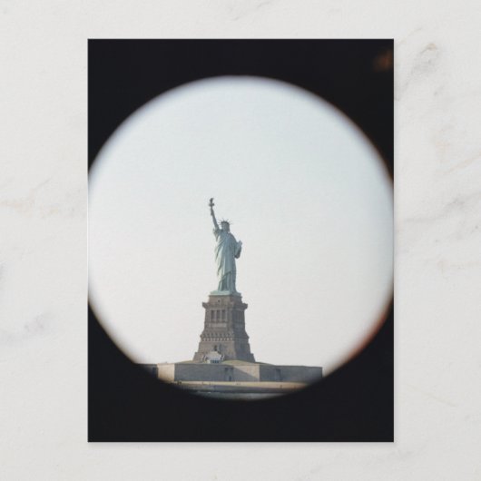 自由の女神像, 1886 ポストカード (正面)