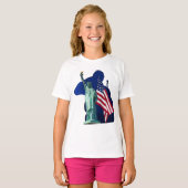 自由の女神像 Tシャツ (正面フル)