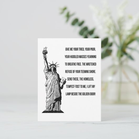 自由の女神新巨像 ポストカード (スタンド正面)