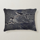 自由の女神絵画像 アクセントクッション (正面)