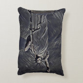 自由の女神絵画像 アクセントクッション (裏面(縦))