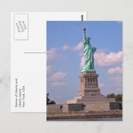 自由の女神005 ポストカード (正面/裏面)