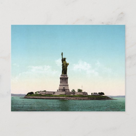 自由の女神1905ヴィンテージニューヨーク ポストカード (正面)