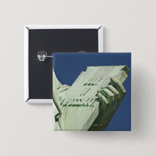 自由の女神2 缶バッジ (正面&裏面)