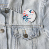 自由の女神7月カスタム4 缶バッジ (インサイチュ)