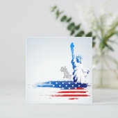 自由の女神7月4日招待状 招待状 (スタンド正面)