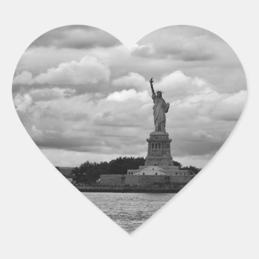 自由の女神。アメリカ合衆国,自由の女神 ハートシール (正面)