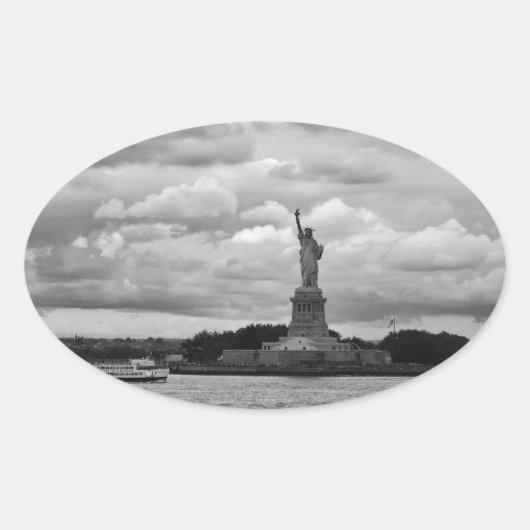 自由の女神。アメリカ合衆国,自由の女神 楕円形シール (正面)