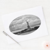 自由の女神。アメリカ合衆国,自由の女神 楕円形シール (封筒)