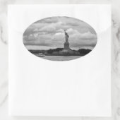 自由の女神。アメリカ合衆国,自由の女神 楕円形シール (バッグ)