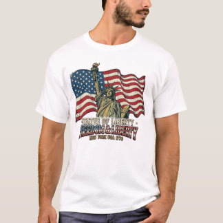 自由の女神 アメリカ独立 1776 ニューヨーク Tシャツ