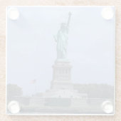 自由の女神 ガラスコースター (裏面)