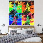 自由の女神 キャンバスプリント (インサイチュ (寝室))