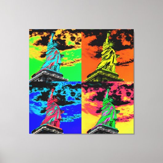 自由の女神 キャンバスプリント (正面)