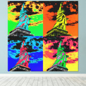 自由の女神 キャンバスプリント (インサイチュ (ウッドフロア))